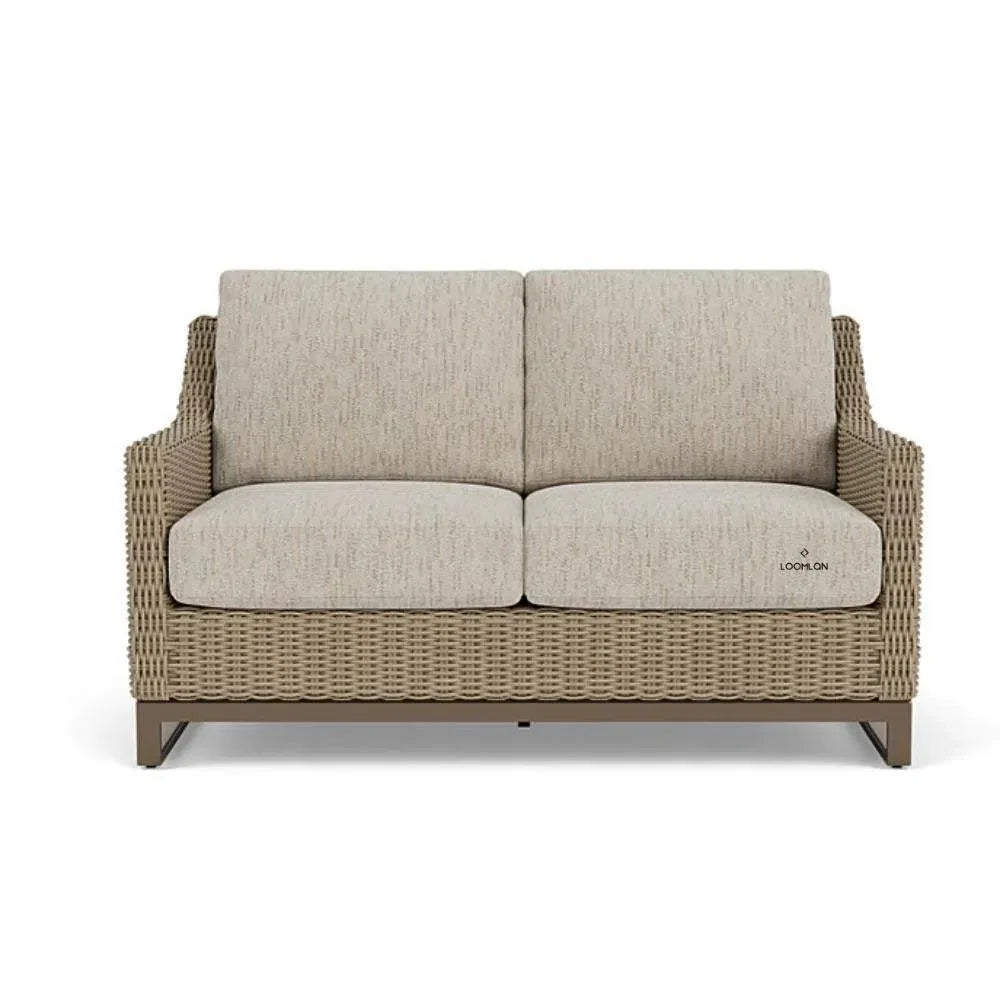 Milan Outdoor Replacement Cushion For Loveseat-Outdoor Replacement Cushions-Lloyd Flanders-LOOMLAN