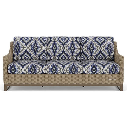 Milan Sofa Premium Wicker Furniture Made USA - LOOMLAN - Lloyd Flanders - Outdoor Sofas & Loveseats