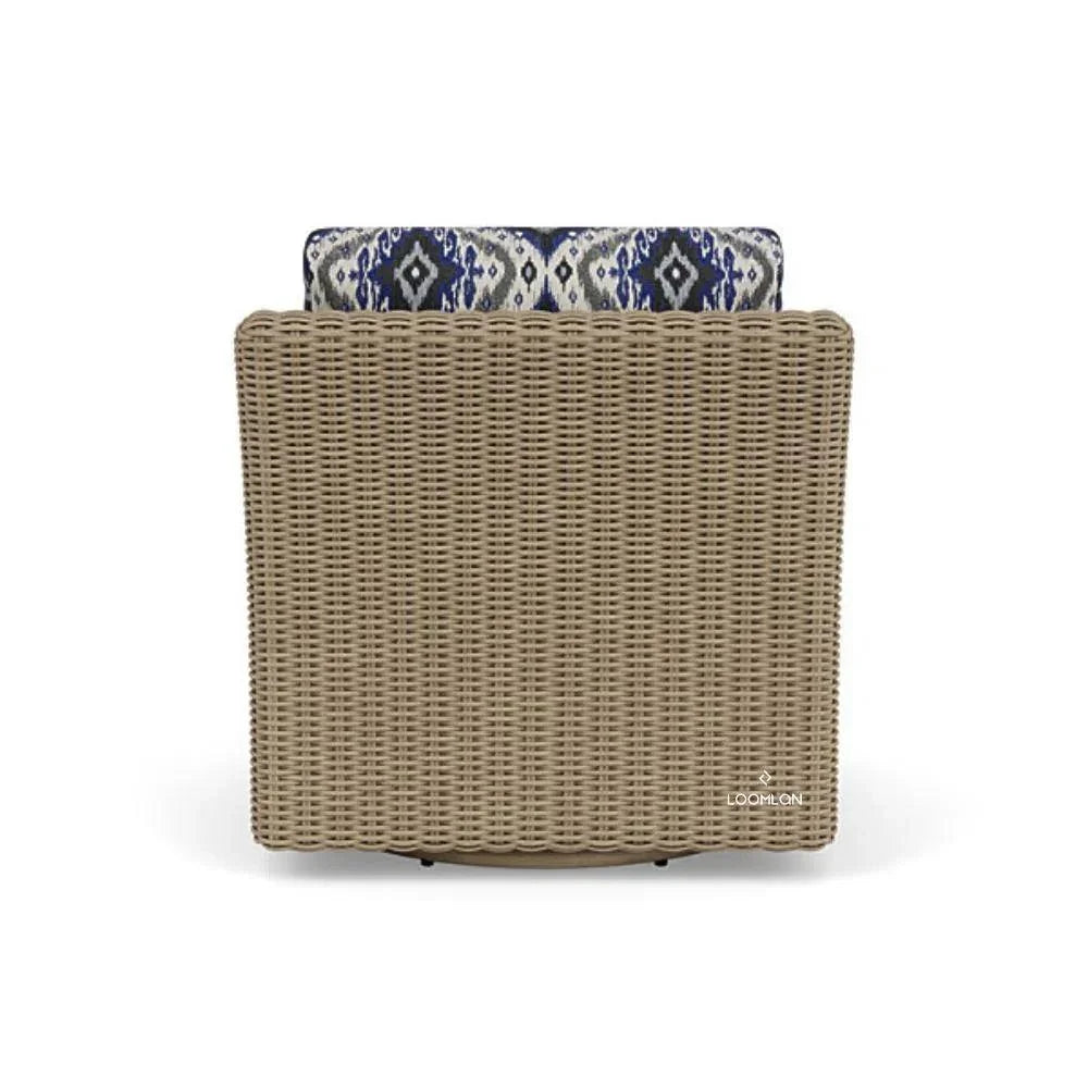 Milan Swivel Glider Lounge Chair-Outdoor Lounge Chairs-Lloyd Flanders-LOOMLAN