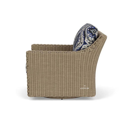 Milan Swivel Glider Lounge Chair-Outdoor Lounge Chairs-Lloyd Flanders-LOOMLAN