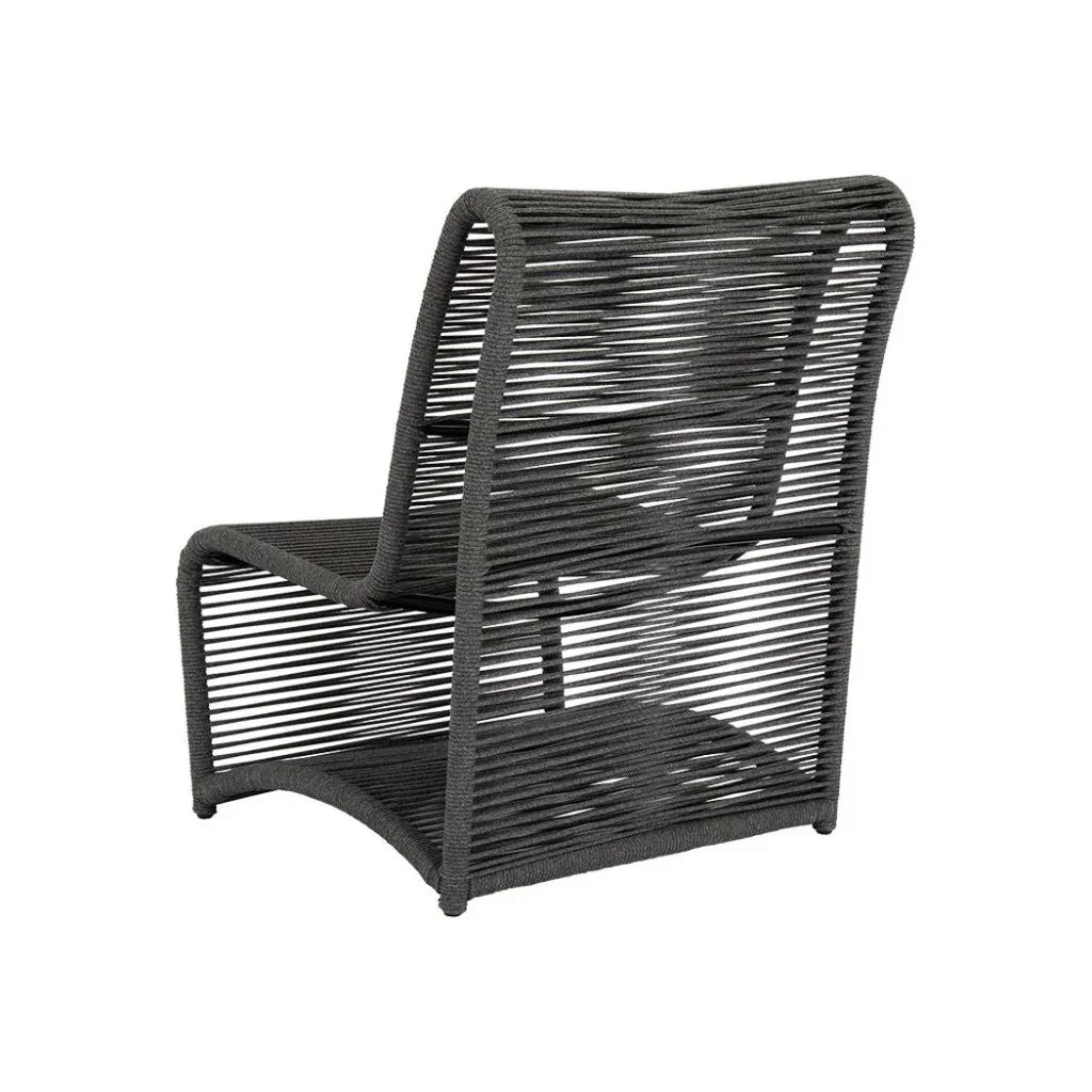 Milano Aluminum Outdoor Club Chair-Outdoor Accent Chairs-Sunset West-LOOMLAN