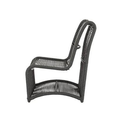 Milano Aluminum Outdoor Club Chair-Outdoor Accent Chairs-Sunset West-LOOMLAN