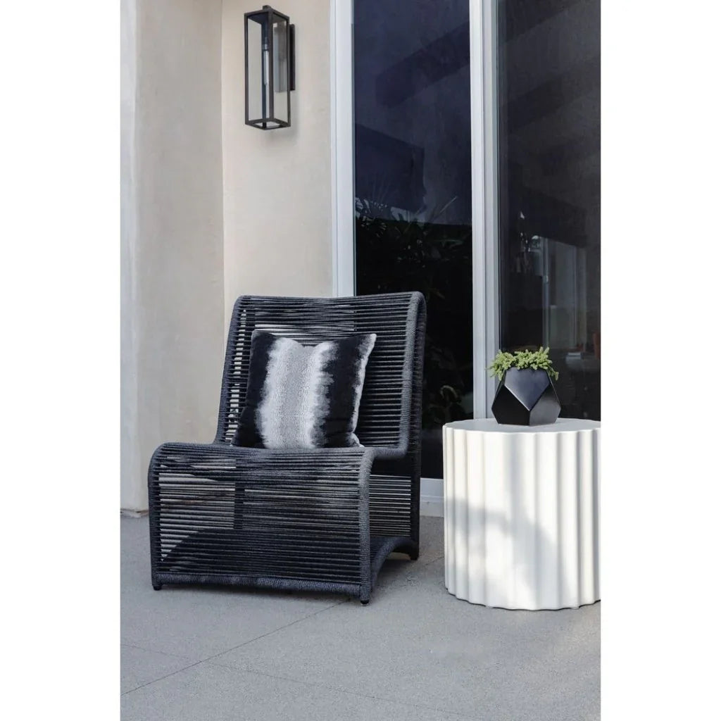 Milano Aluminum Outdoor Club Chair-Outdoor Accent Chairs-Sunset West-LOOMLAN