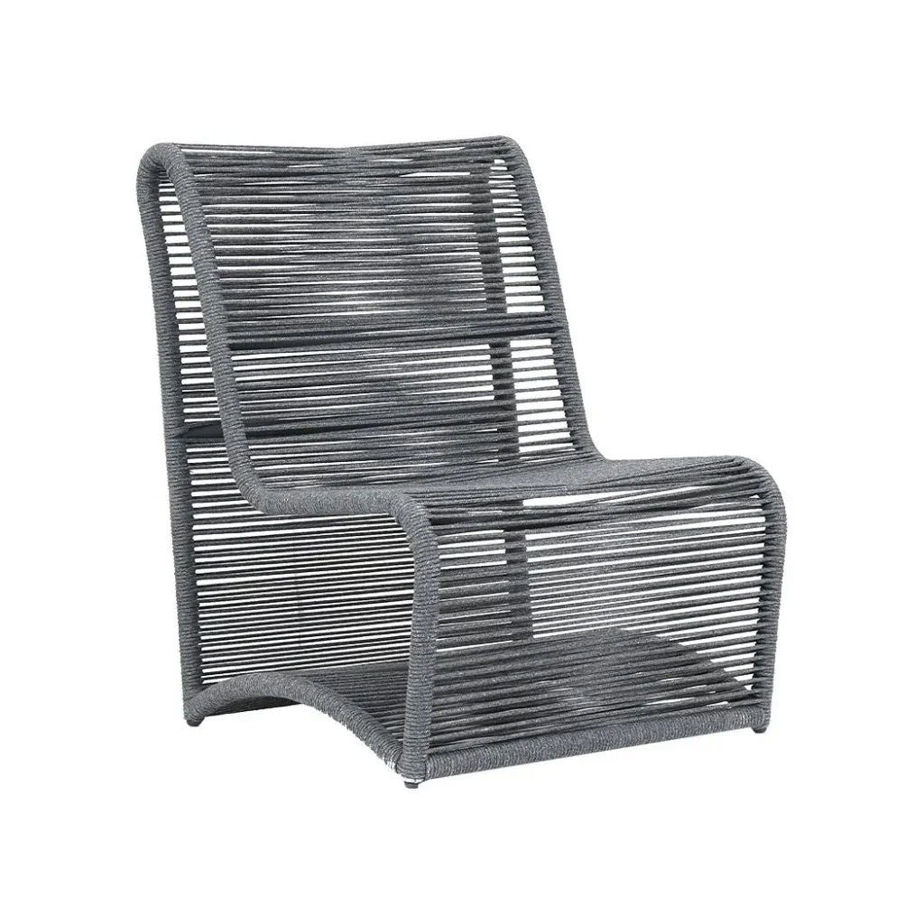 Milano Aluminum Outdoor Club Chair-Outdoor Accent Chairs-Sunset West-LOOMLAN