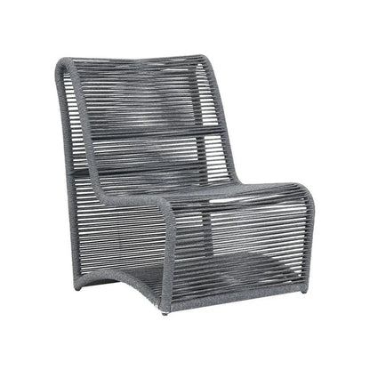 Milano Aluminum Outdoor Club Chair-Outdoor Accent Chairs-Sunset West-LOOMLAN