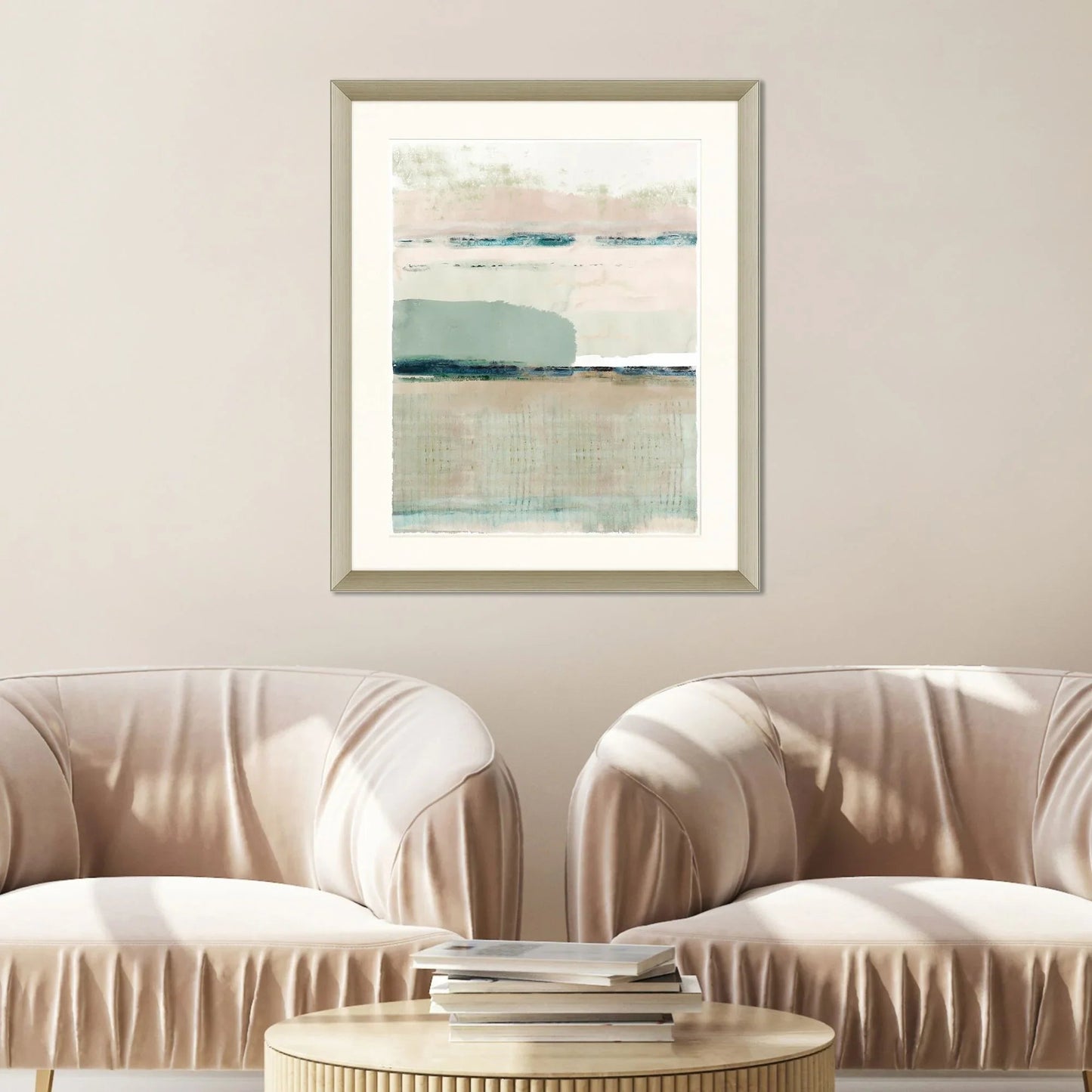 Miles Away Green Framed Wall Art