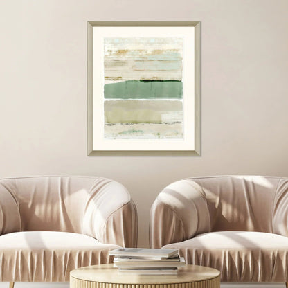 Miles Away Green Framed Wall Art