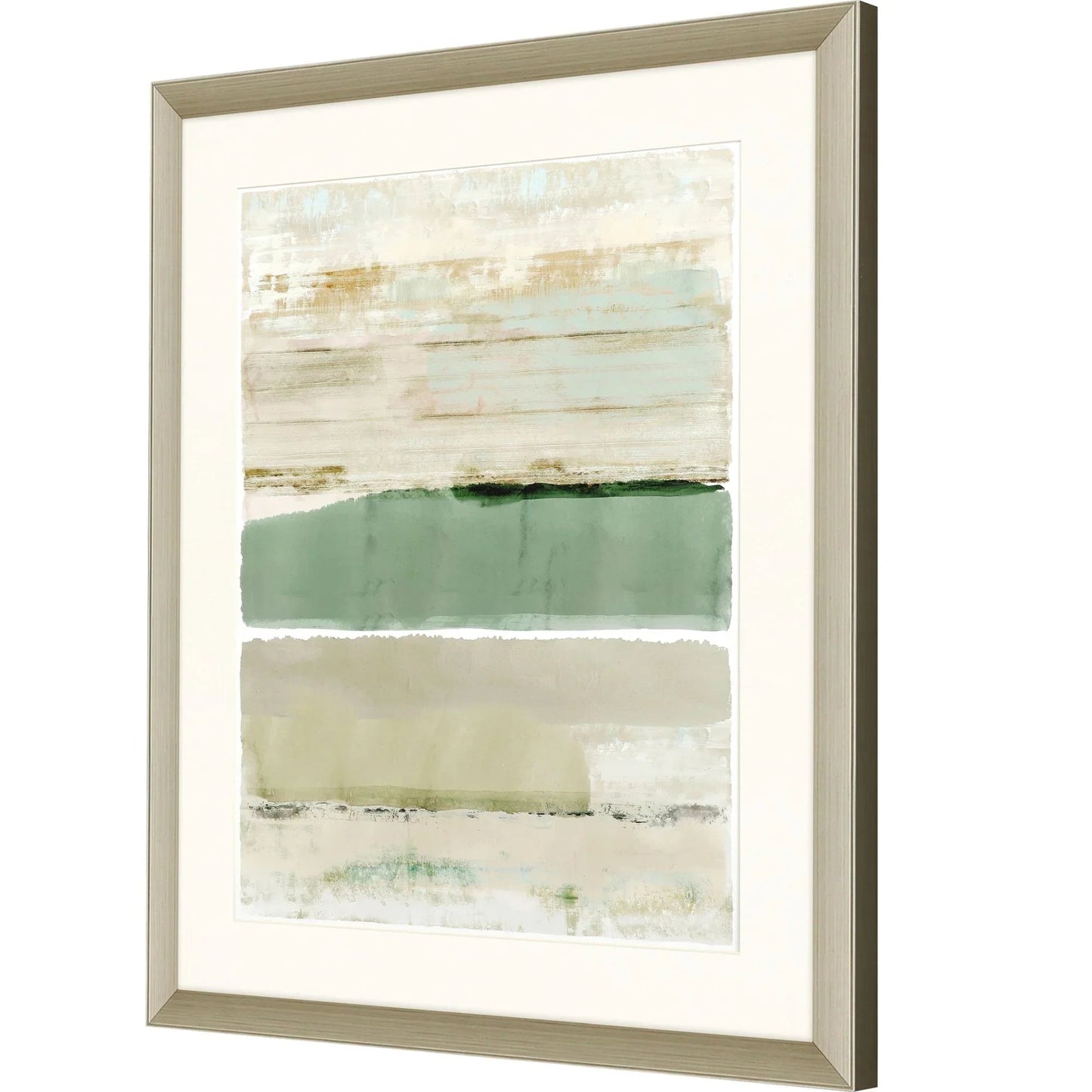 Miles Away Green Framed Wall Art