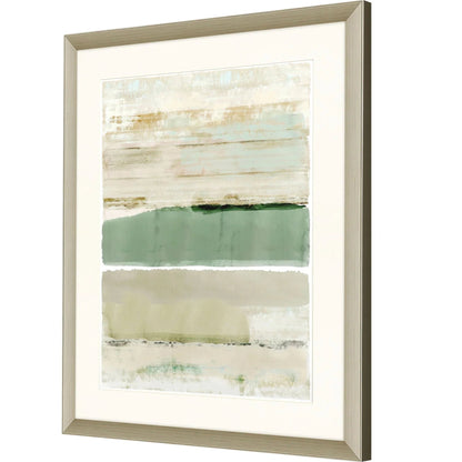 Miles Away Green Framed Wall Art