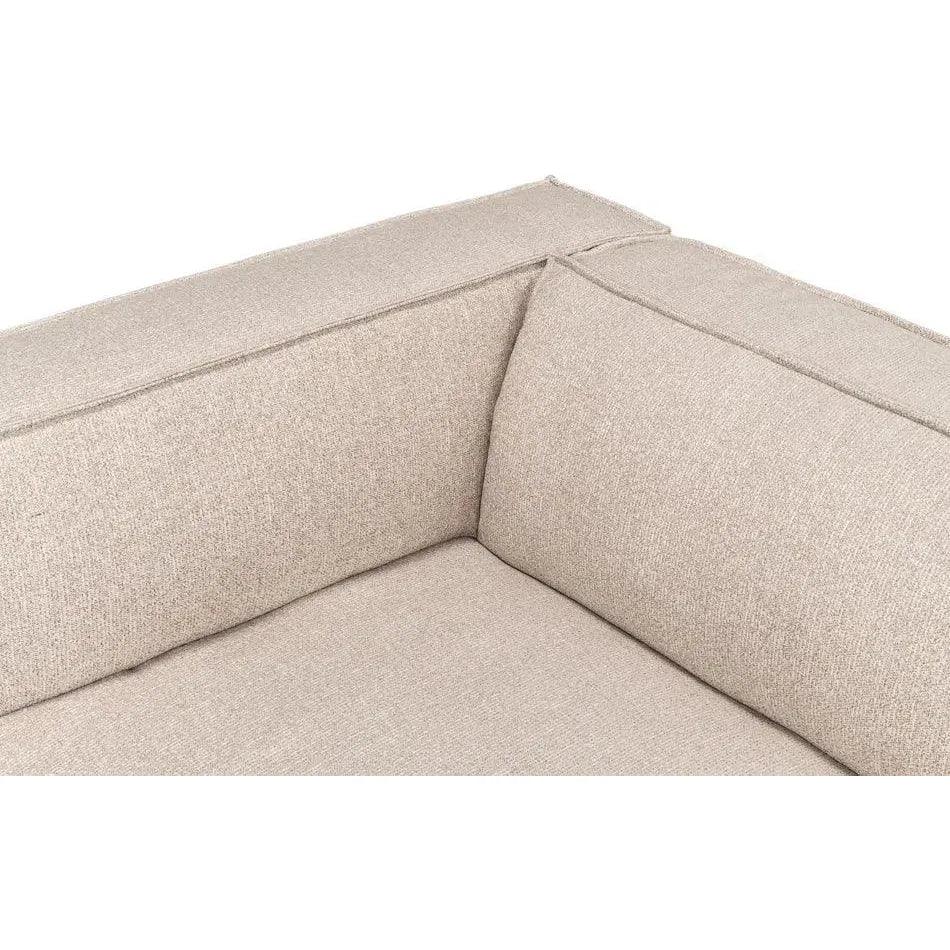 Miles Linen Sofa Low Profile 109" - LOOMLAN - Sarreid - Sofas & Loveseats