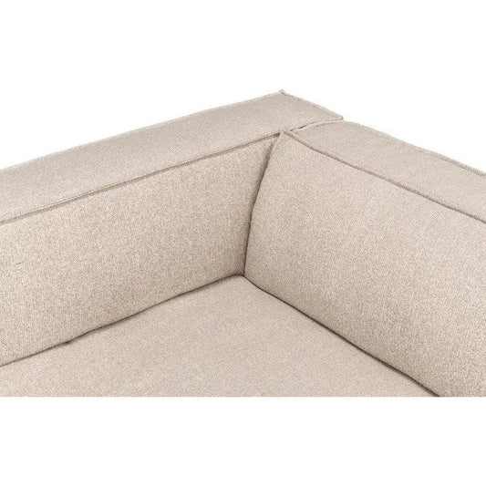 Miles Linen Sofa Low Profile 109" - LOOMLAN - Sarreid - Sofas & Loveseats