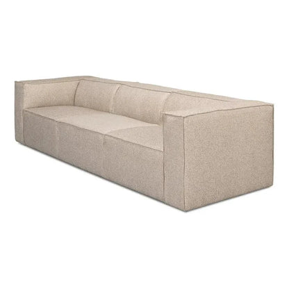 Miles Linen Sofa Low Profile 109" - LOOMLAN - Sarreid - Sofas & Loveseats
