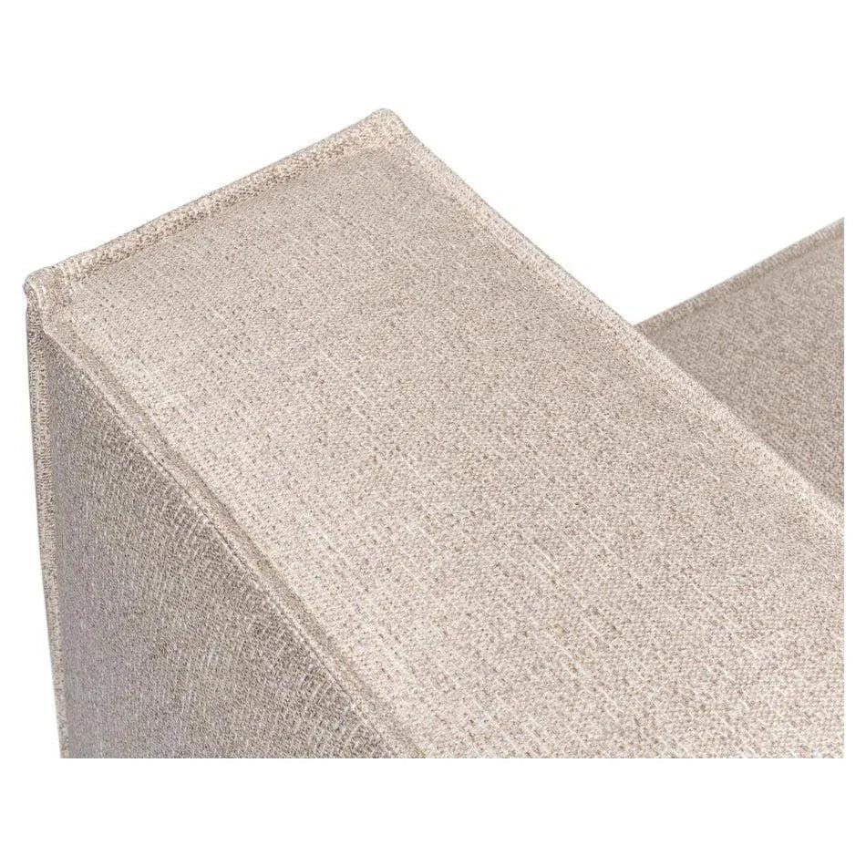 Miles Linen Sofa Low Profile 109" - LOOMLAN - Sarreid - Sofas & Loveseats