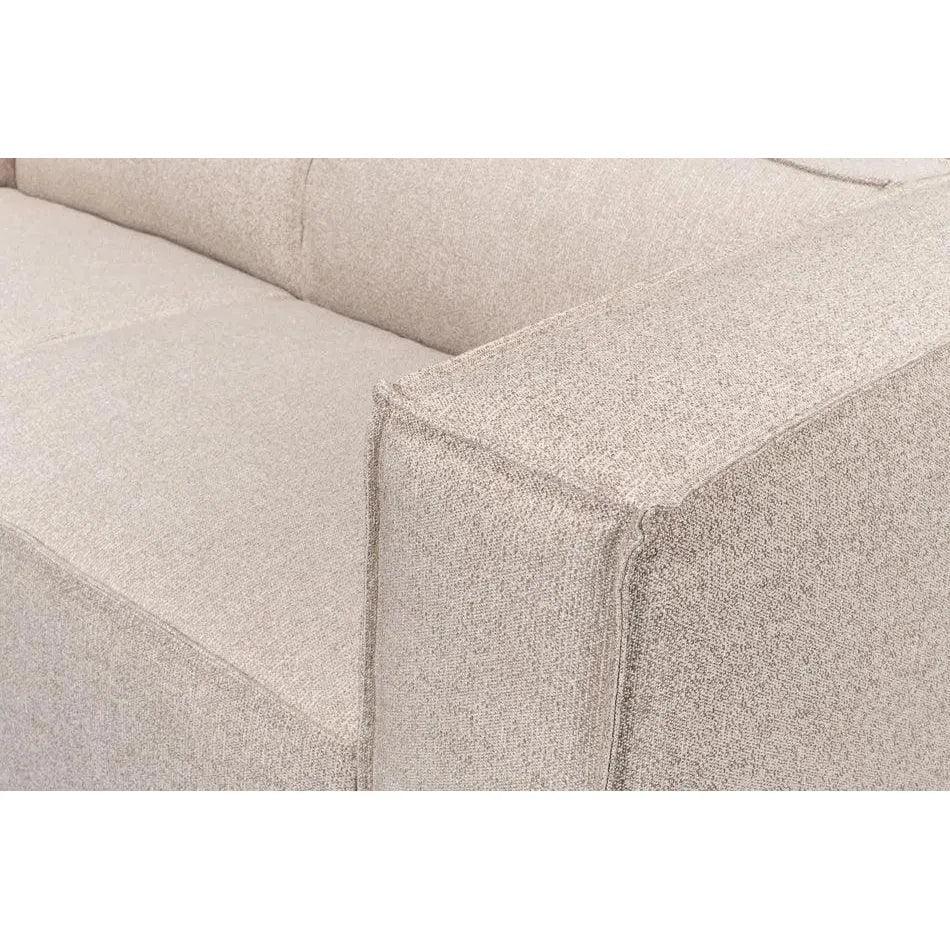 Miles Linen Sofa Low Profile 109" - LOOMLAN - Sarreid - Sofas & Loveseats