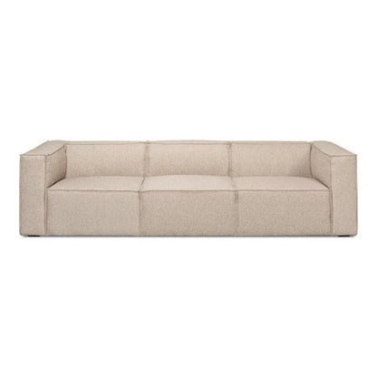 Miles Linen Sofa Low Profile 109" - LOOMLAN - Sarreid - Sofas & Loveseats