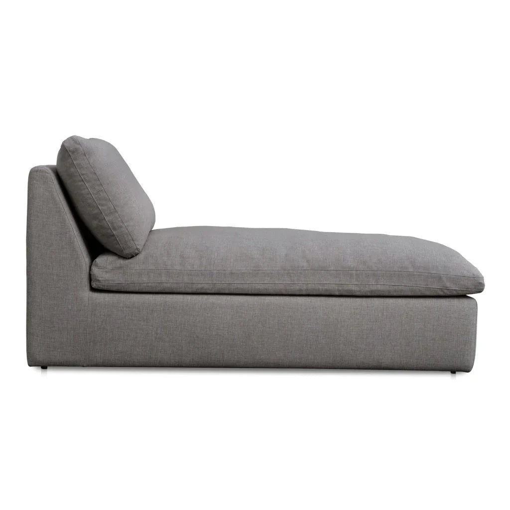 Miles Olefin Fabric Outdoor Chaise-Outdoor Chaises-Moe's Home-LOOMLAN