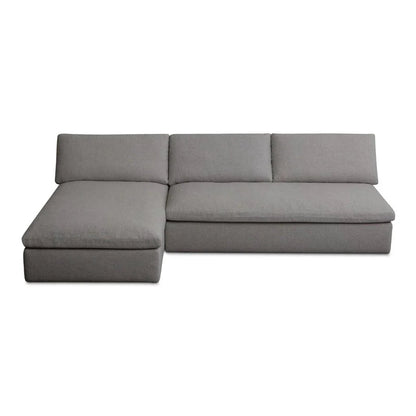 Miles Olefin Fabric Outdoor Modular Sofa (Set Of 2) - LOOMLAN - Moe's Home - Outdoor Sofas & Loveseats