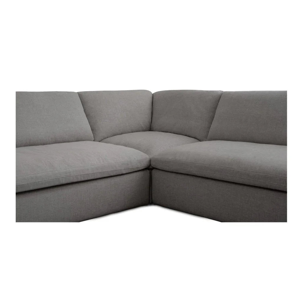 Miles Olefin Fabric Outdoor Sofa (Set Of 3) - LOOMLAN - Moe's Home - Outdoor Sofas & Loveseats