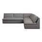 Miles Olefin Fabric Outdoor Sofa (Set Of 3) - LOOMLAN - Moe's Home - Outdoor Sofas & Loveseats