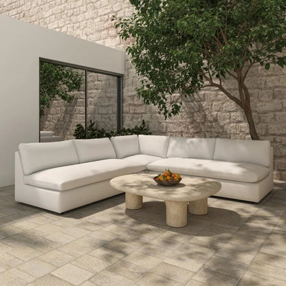 Miles Quick Dry Outdoor Sectional Sofa (Set Of 5) - LOOMLAN - Moe's Home - Outdoor Sofas & Loveseats