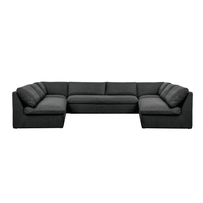 Miles Quick Dry Outdoor Sectional Sofa (Set Of 5) - LOOMLAN - Moe's Home - Outdoor Sofas & Loveseats
