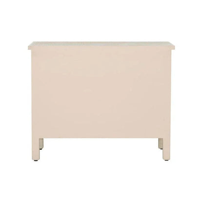 Milford White Bone Inlay Made Artistic Chest - LOOMLAN - Chelsea House - Chests