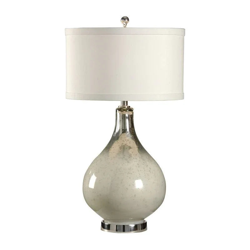 Milky Bottle Style Glass Table Lamp - LOOMLAN - Wildwood - Table Lamps