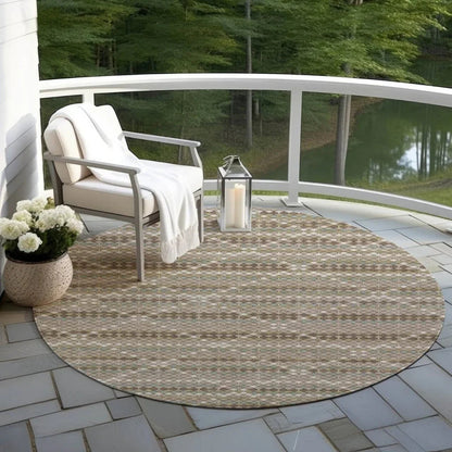 Millicent Brown Washable Indoor - Outdoor Rug - LOOMLAN - LOOMLAN Rugs - Outdoor Rugs