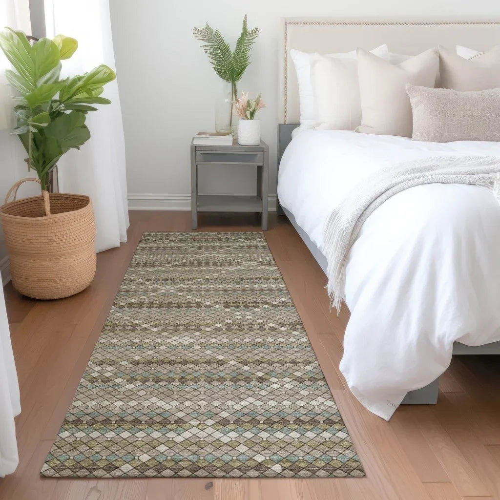 Millicent Brown Washable Indoor - Outdoor Rug - LOOMLAN - LOOMLAN Rugs - Outdoor Rugs