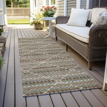Millicent Brown Washable Indoor - Outdoor Rug - LOOMLAN - LOOMLAN Rugs - Outdoor Rugs