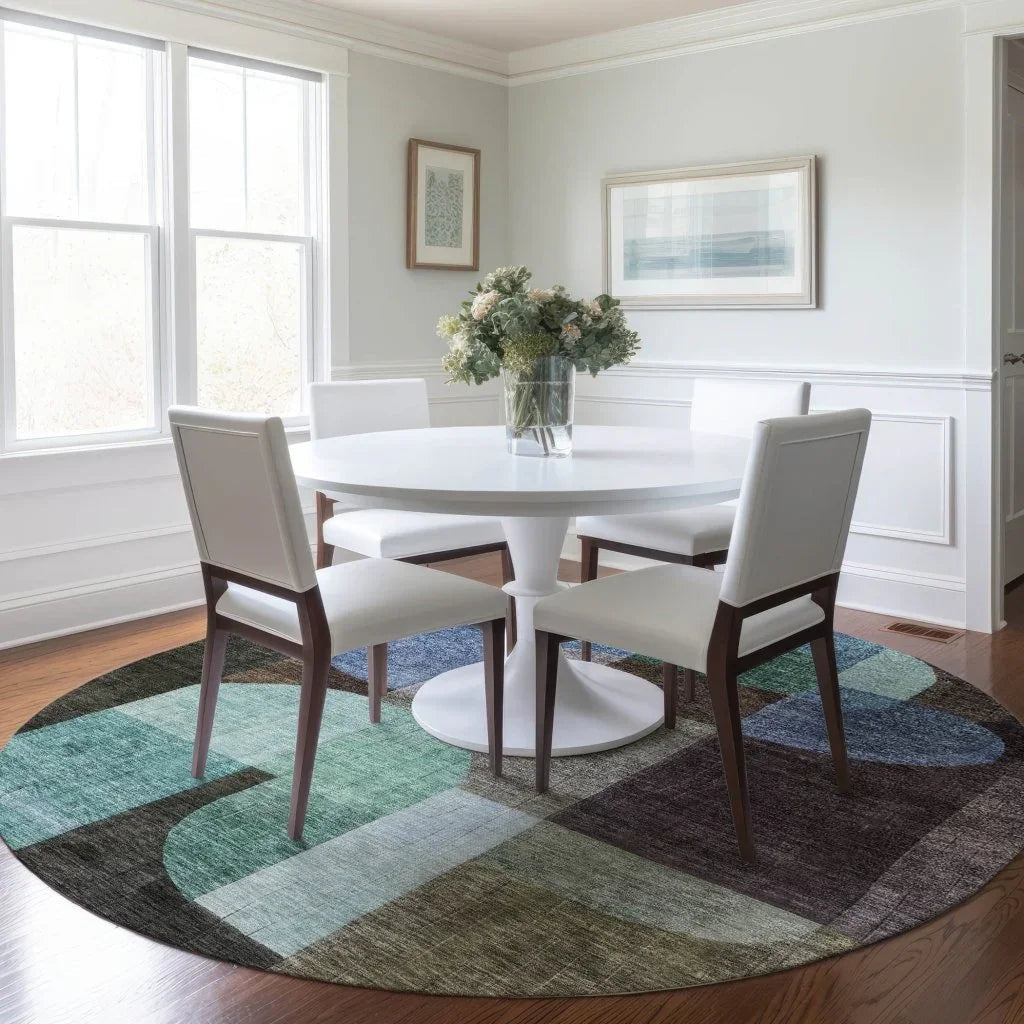 Milo Brown Washable Indoor-Outdoor Rug-Outdoor Rugs-LOOMLAN Rugs-LOOMLAN