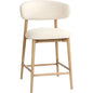 Milo Luxurious Leather Counter Stool - LOOMLAN - LH Imports - Counter Stools
