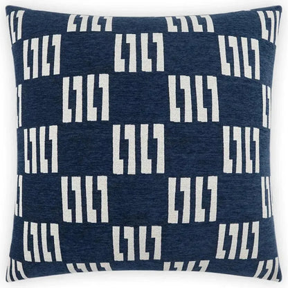 Milo Navy Blue Throw Pillow With Insert - LOOMLAN - D.V. Kap - Throw Pillows