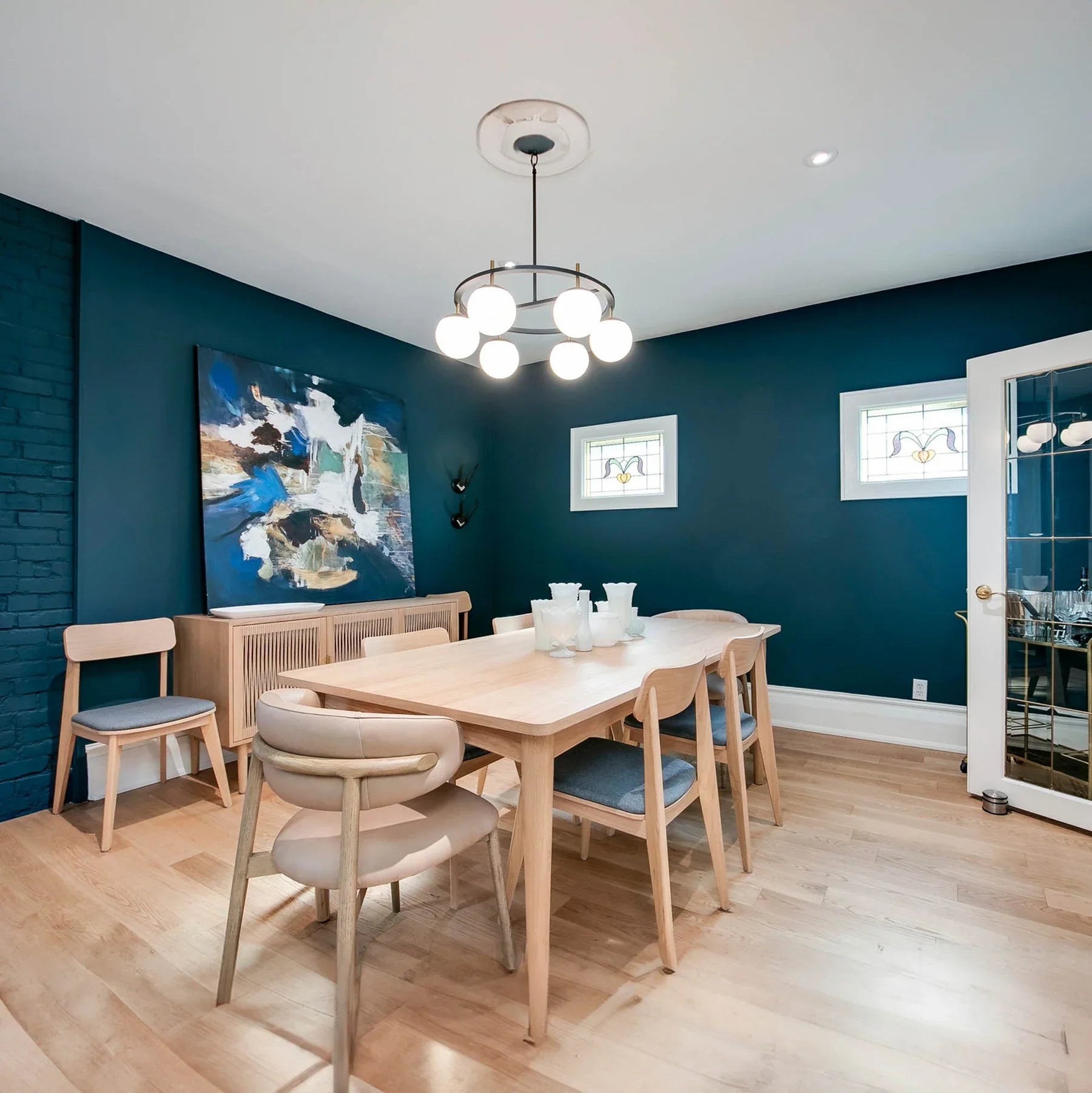 Milo Performance Fabric Armless Dining Chair - LOOMLAN - LH Imports - Dining Chairs