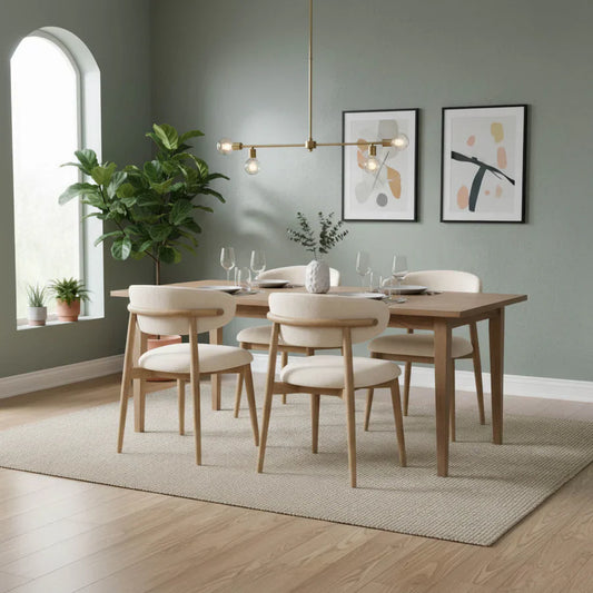 Milo Performance Fabric Armless Dining Chair