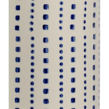 Milton Hand - Painted Ceramic Blue Pattern Table Lamp - LOOMLAN - Chelsea House - Table Lamps