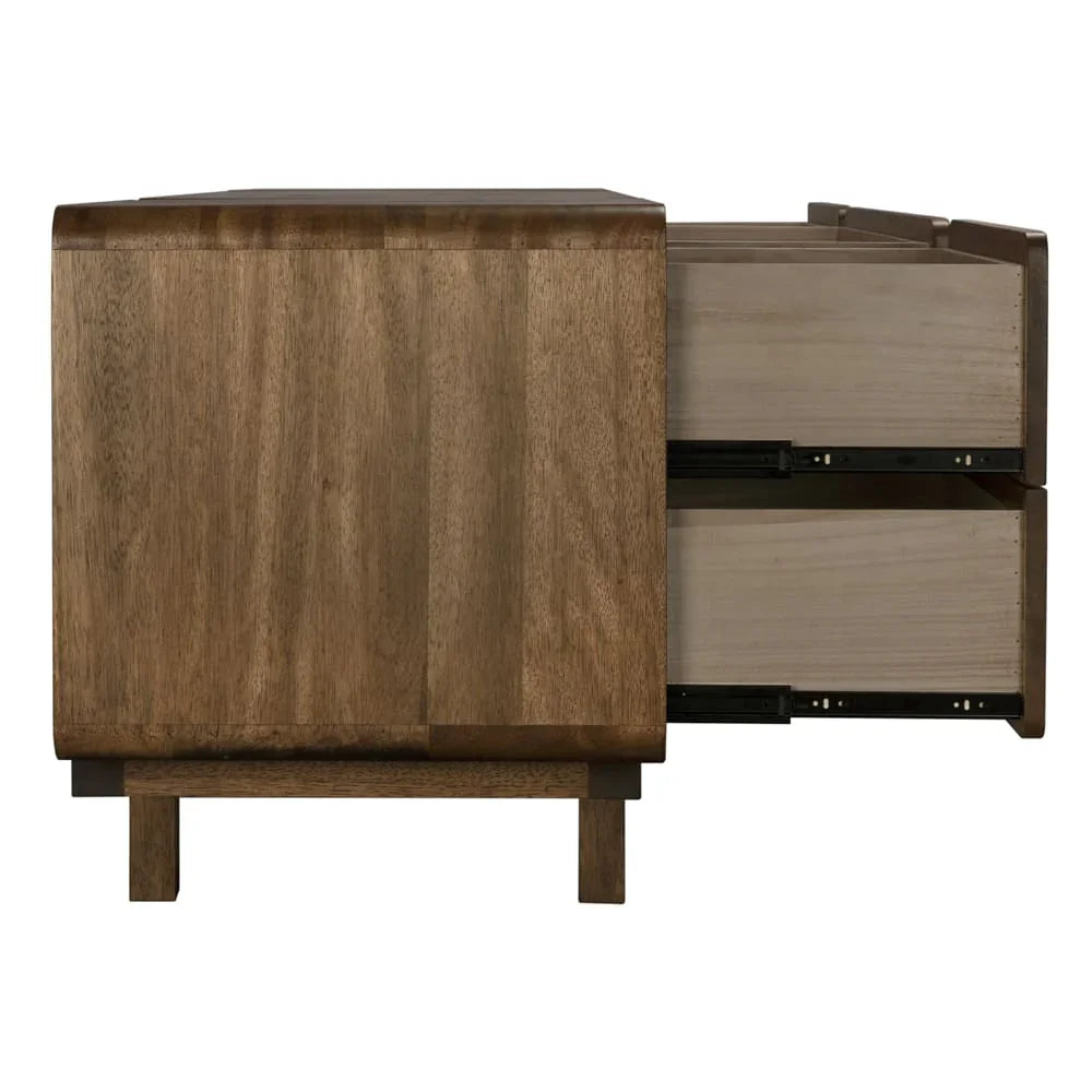 Minsk Wooden Brown Sideboard - LOOMLAN - Noir - Sideboards