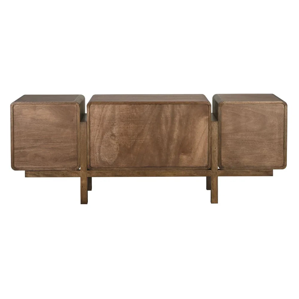 Minsk Wooden Brown Sideboard - LOOMLAN - Noir - Sideboards