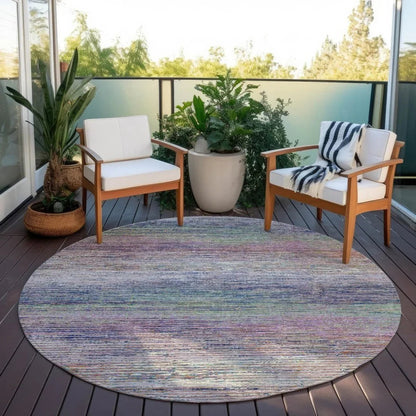 Mirae Pink Washable Indoor - Outdoor Rug - LOOMLAN - LOOMLAN Rugs - Outdoor Rugs