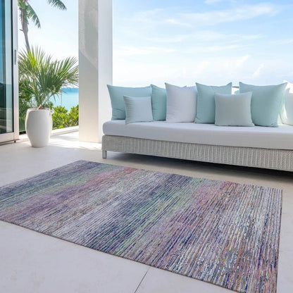 Mirae Pink Washable Indoor - Outdoor Rug - LOOMLAN - LOOMLAN Rugs - Outdoor Rugs