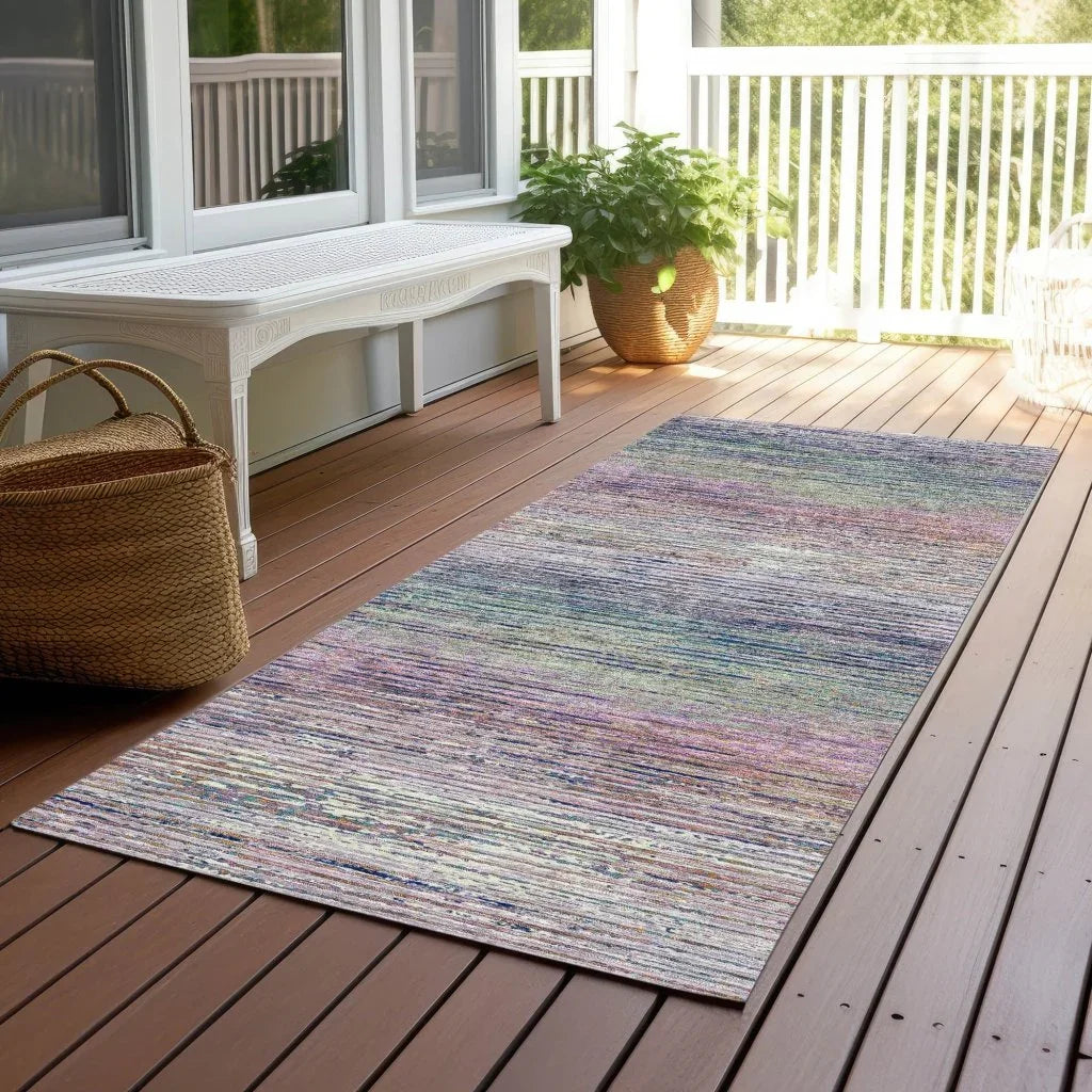 Mirae Pink Washable Indoor - Outdoor Rug - LOOMLAN - LOOMLAN Rugs - Outdoor Rugs