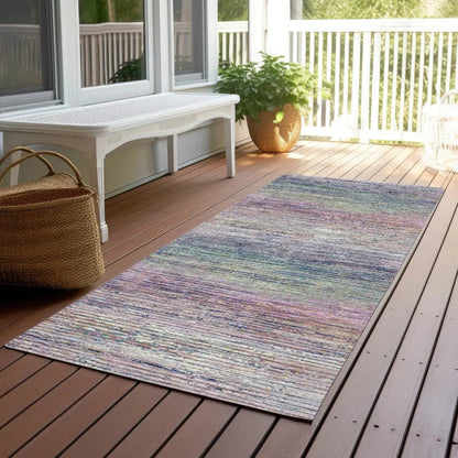 Mirae Pink Washable Indoor - Outdoor Rug - LOOMLAN - LOOMLAN Rugs - Outdoor Rugs