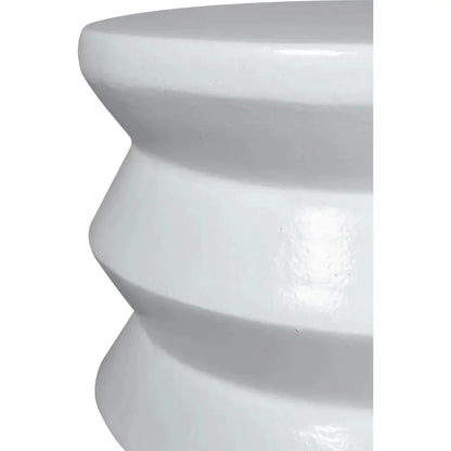 Mirage Accent Table - White Outdoor End Table - LOOMLAN - Seasonal Living - Outdoor Side Tables