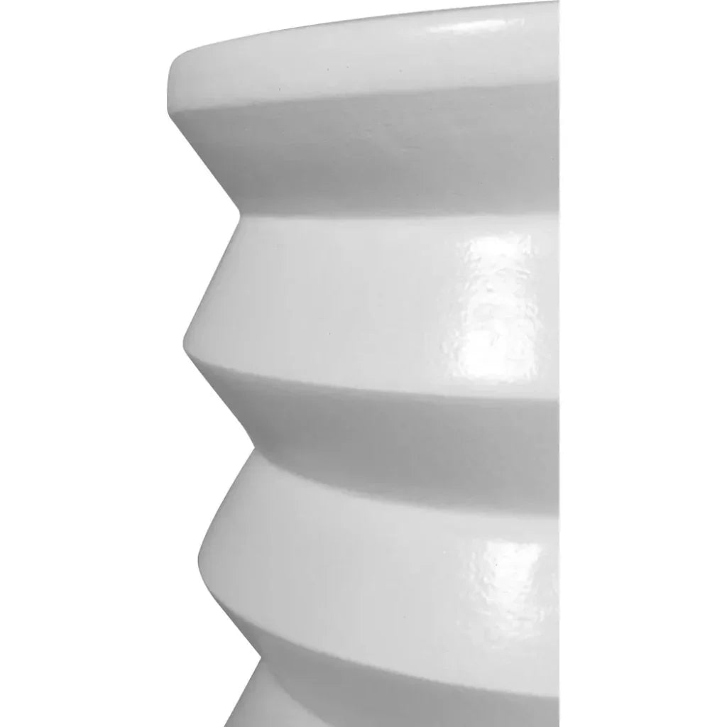 Mirage Accent Table - White Outdoor End Table - LOOMLAN - Seasonal Living - Outdoor Side Tables