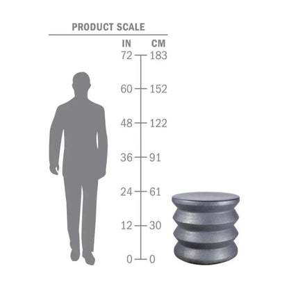 Mirage Accent Table - White Outdoor End Table - LOOMLAN - Seasonal Living - Outdoor Side Tables