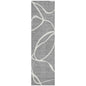Mirelle Gray Washable Indoor-Outdoor Rug-Outdoor Rugs-LOOMLAN Rugs-2'3" x 7'6"-LOOMLAN