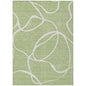 Mirelle Green Washable Indoor-Outdoor Rug-Outdoor Rugs-LOOMLAN Rugs-2'6" x 3'10"-LOOMLAN