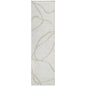 Mirelle Ivory Washable Indoor-Outdoor Rug-Outdoor Rugs-LOOMLAN Rugs-2'3" x 7'6"-LOOMLAN
