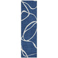 Mirelle Navy Washable Indoor-Outdoor Rug-Outdoor Rugs-LOOMLAN Rugs-2'3" x 7'6"-LOOMLAN