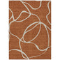 Mirelle Orange Washable Indoor-Outdoor Rug-Outdoor Rugs-LOOMLAN Rugs-2'6" x 3'10"-LOOMLAN